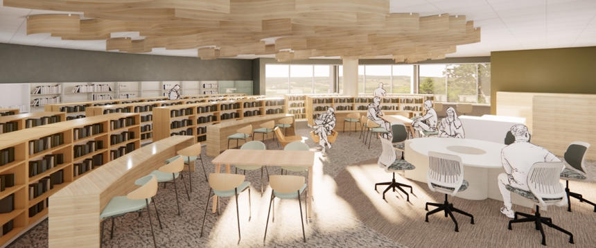 Artist rendering of Alaska Room interior