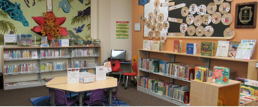 Photo of Muldoon Library youth area
